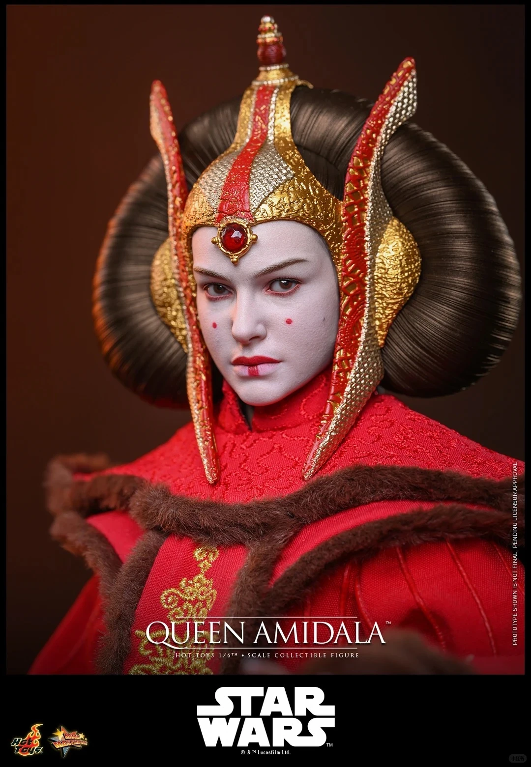 银河女王登场！Hottoys 星战前传 阿米达拉女王 1/6 珍藏人偶收官问世