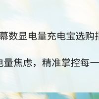 带屏幕数显电量充电宝指南：告别电量焦虑，精准掌控每一格电！