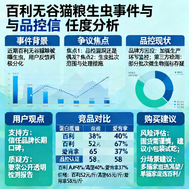 百利猫粮频现生虫？高鲜肉配方背后的储存雷区揭秘