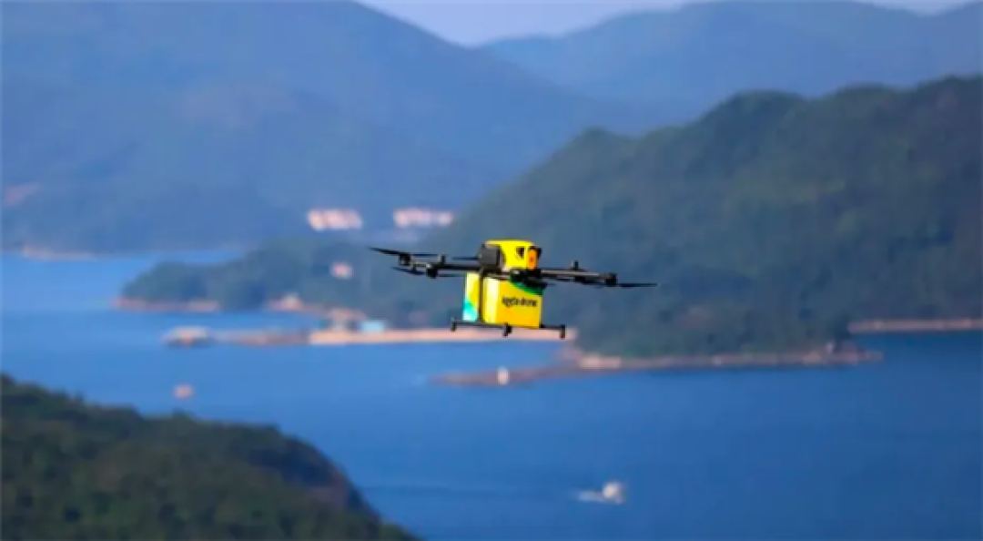 送货无需降落!美团发布第四代无人机长程索降版M-Drone 4L Winch
