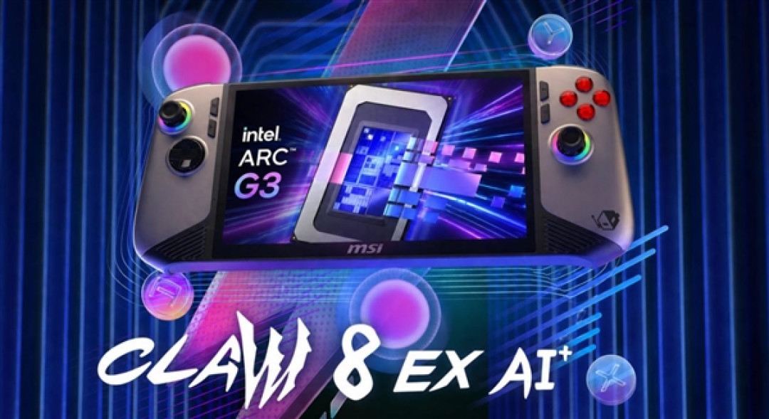 Intel锐炫G3 Extreme掌机再现身！微星Claw 8 EX AI+上架：要价超13000元