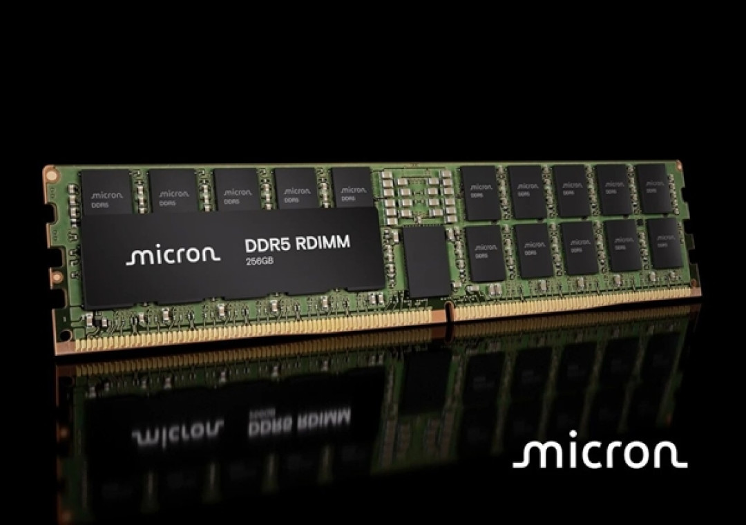 美光送样256GB DDR5服务器内存:频率高达9200MT/s