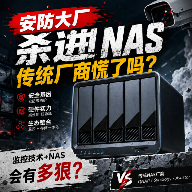 安防大厂做NAS，能卷过传统厂商吗？