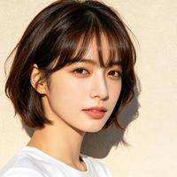 方圆脸剪刘海洋选侧分八子,别再被空气感坑了