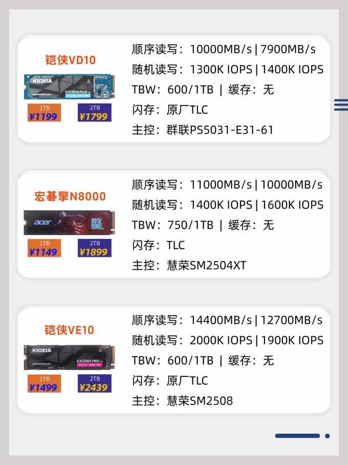 铠侠硬盘