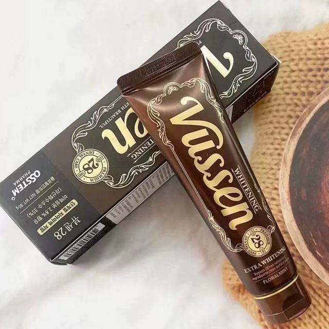 韩国 VUSSEN28 维森美白牙膏｜黄牙逆袭冷白皮笑容✨