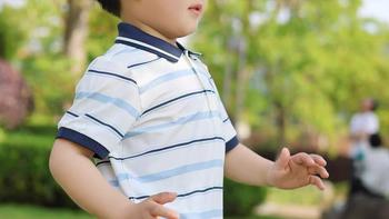 水孩儿男童防晒凉感 POLO 衫｜夏日清爽学霸风防晒速干两不误✨
