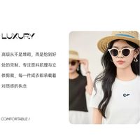 通勤百搭王✨百家好 2026 夏高棉混纺印花 T 恤！软乎透气