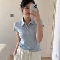 Basic House 百家好天丝翻领 T 恤｜凉感透气通勤优雅松弛感✨