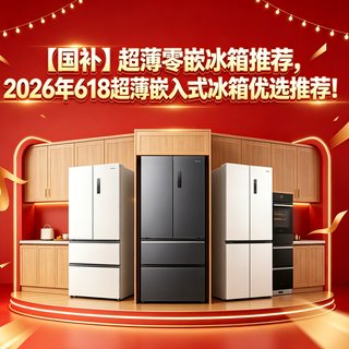 【国补】超薄零嵌冰箱推荐，2026年618超薄嵌入式冰箱优选推荐！