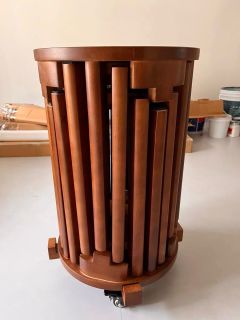 六合一叠叠凳实木餐凳可移动茶几边几
