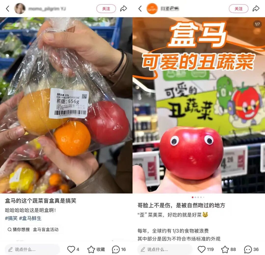 小红书上蔬菜盲盒火了,生鲜电商找到新解法?