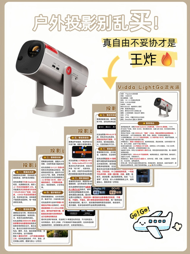 露营党必看!选对投影,直接封神你的夏夜氛围