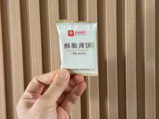 618好食，良品铺子酥脆薄饼