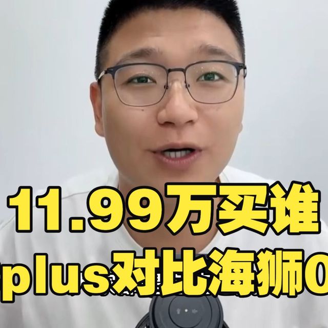 【正经迪吹】都是11万99买哪个，比亚迪元plus对比海狮05，看完你就懂了！
