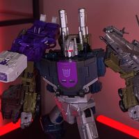 [震荡波加入合体]孩之宝 天尊世代 / 领袖纪元 C级 袭击ONSLAUGHT 欧美玩家变形与合体