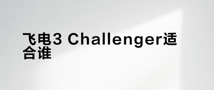 飞电3 Challenger适合谁？中小体重跑者慎入的“容错型”碳板鞋