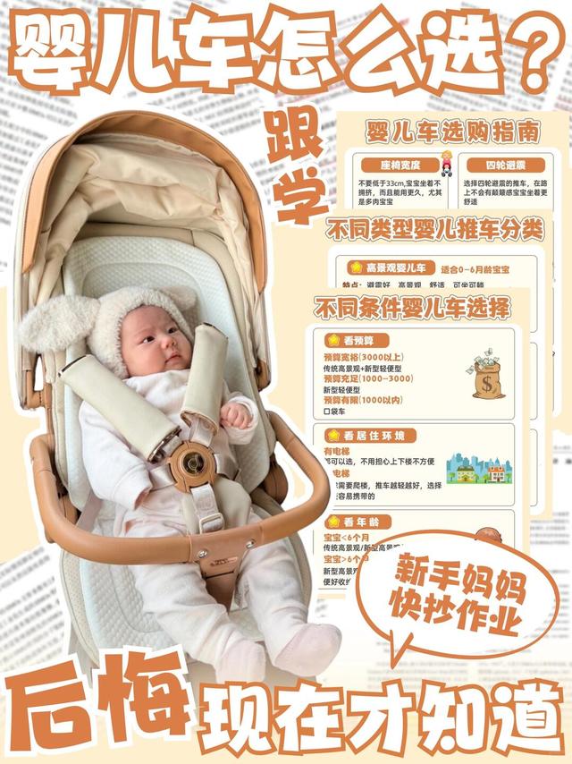 😎宝爸宝妈看过来！婴儿车选购指南来啦