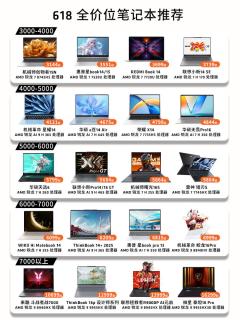 618挑花眼？全价位笔记本清单整理好了！