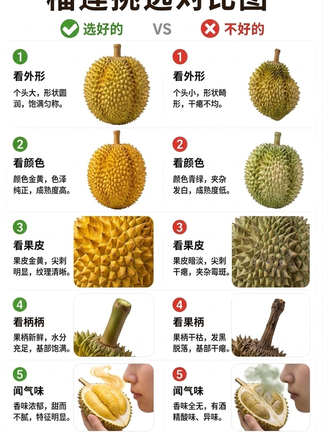买榴莲总开出“盲盒死房”？认准这5个细节，盲选也是好榴莲