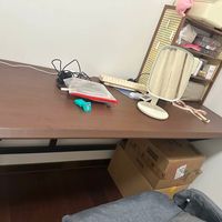 现代简约台式电脑桌家用靠墙电竞桌