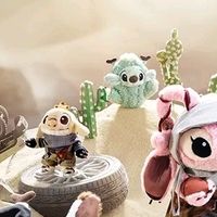 史迪奇安琪毛绒玩偶+小金鲁本挂件，六一/生日礼优选