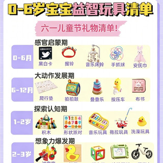 六一礼物不踩雷！按月龄挑玩具才是硬道理