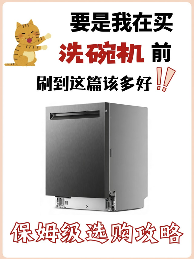 618买洗碗机别乱买!过来人避坑干货