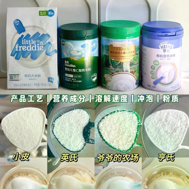 6月龄辅食怎么选？三款热门高铁米粉深度横评