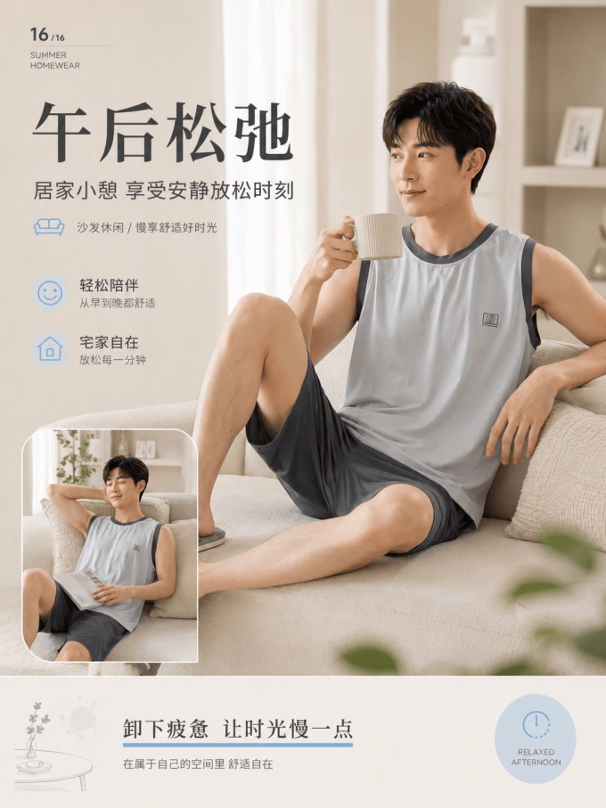 勋阳宇乐睡衣/家居服套装