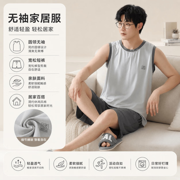 勋阳宇乐睡衣/家居服套装