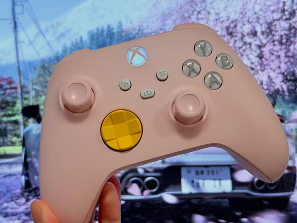 Xbox定制手柄开箱｜专属樱花粉配色太好看了