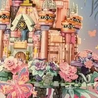 六一超赞礼物｜森宝花颜城堡积木，公主氛围感拉满