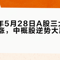 2026年5月28日A股三大指数集体收涨,中概股逆势大跌超2%