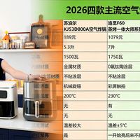 618空气炸锅实测横评！蒸汽是不是智商税？百元基础款值不值得入