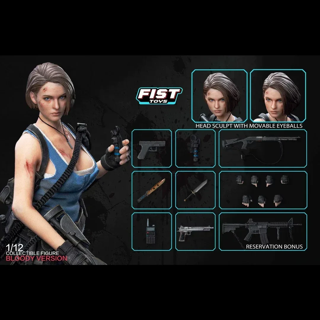 FIST TOYS 4版本《生化危机3重制版》1/12包胶 吉尔
