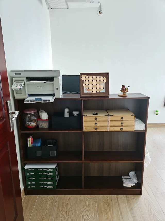 全实木书架置物架落地家用多功能储物收纳柜