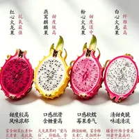 火龙果品种大全！一图看懂如何挑选火龙果