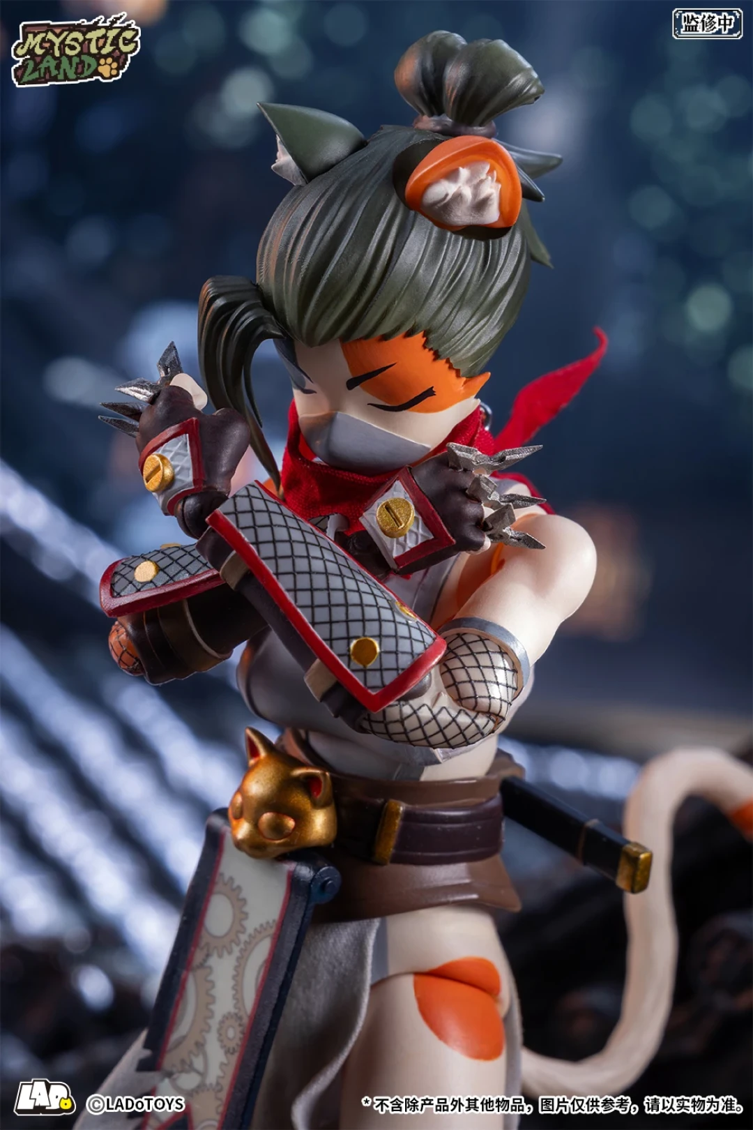 LADoTOYS《魔法大陆》新成员来啦!三花猫娘托尼娅【忍者样式】可动手办