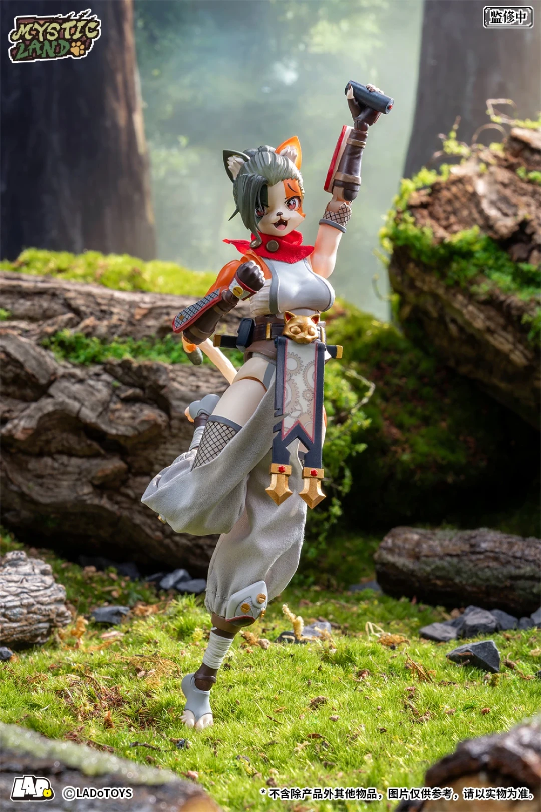 LADoTOYS《魔法大陆》新成员来啦!三花猫娘托尼娅【忍者样式】可动手办