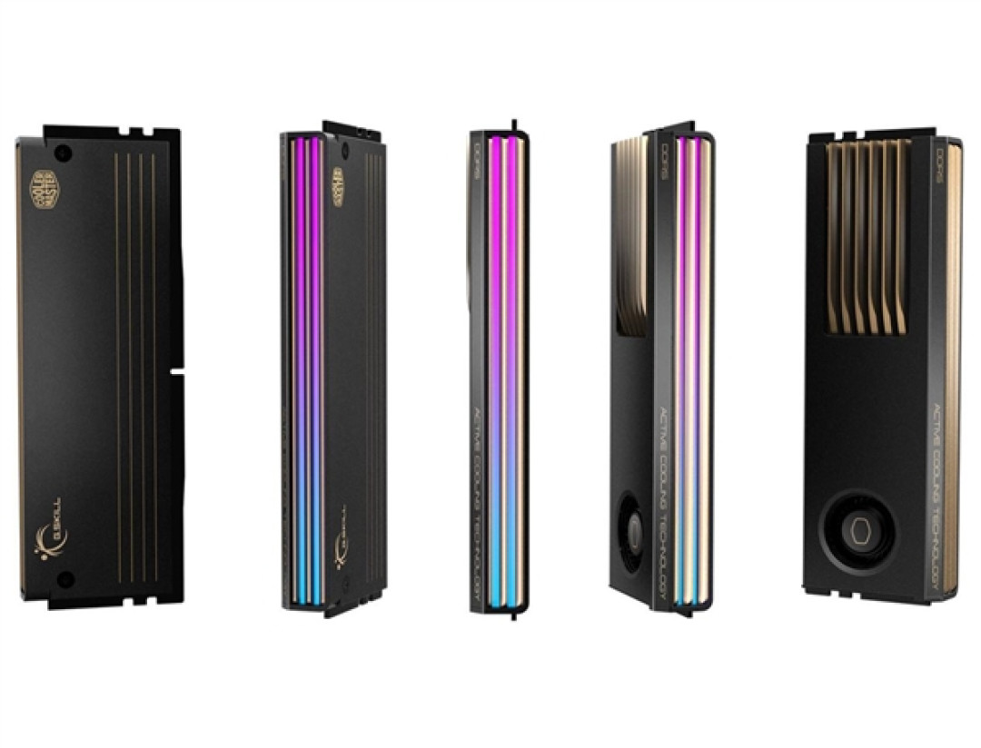 内存装上涡轮风扇!酷冷至尊+芝奇联手推DDR5新品:温度骤降15°C