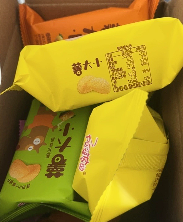 618阿婆家薯片实测报告