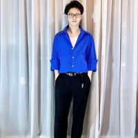 170职场男生｜万能通勤单品-蓝色衬衫N种搭配公式