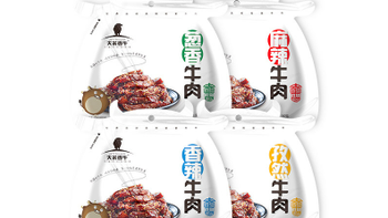 天莱香牛新疆风味牛肉干即食熟卤牛肉干休闲麻辣零食500g配料干净