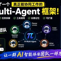 我开源了一个真正能协同工作的 AI Multi-Agent 框架！Pi-Multi-Agent：支持多智能体协作、任务拆解、工具调用、长期记忆，打造你的 AI