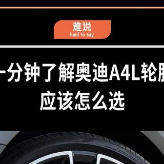 干货！一口气了解奥迪A4L轮胎怎么选