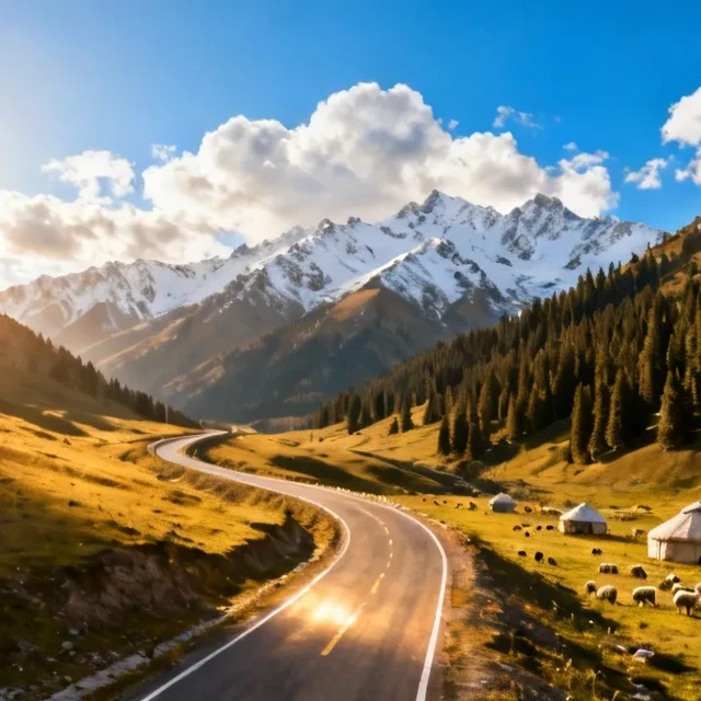 独库公路全线通车！一年仅开放5个月的中国最美公路，2026年自驾攻略来了能省2000块