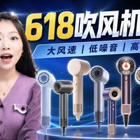 【2026年618吹风机选购】¥100-2000最新全价位大横评，超高性价比！全程无广，美的/康夫/徕芬/飞科/同诗/松下/戴森/追觅