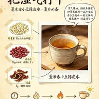 薏米赤小豆水｜夏日清爽饮，身体轻盈的秘诀🍃