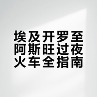 埃及旅记-过夜火车篇（开罗-阿斯旺）